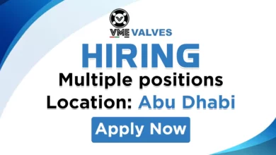 VME Valves Factory Recruitment in Abu Dhabi