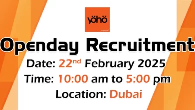 Yoho Properties Open Day Recruitment in Dubai