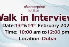 e& enterprise Walk in Interview in Dubai