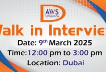 AWS Distribution Walk in Interview in Dubai