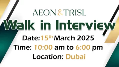 Aeon & Trisl Walk in Interview in Dubai