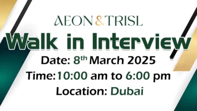 Aeon & Trisl Walk in Interview in Dubai