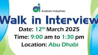 Arabian Industries Walk in Interview in Abu Dhabi