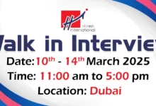 Hiren International Walk in Interview in Dubai