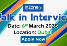 InZone Walk in Interview in Dubai