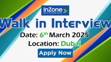 InZone Walk in Interview in Dubai