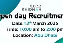 Khidmah Open Day Recruitment in Abu Dhabi