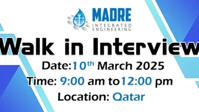 Madre Walk in Interview in Qatar