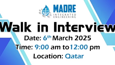 Madre Walk in Interview in Qatar