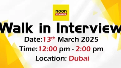 Noon Minutes Walk in Interview in Dubai