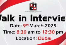 United Engineering Walk in Interview in Dubai