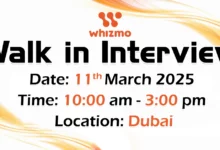 Whizmo Walk in Interview in Dubai